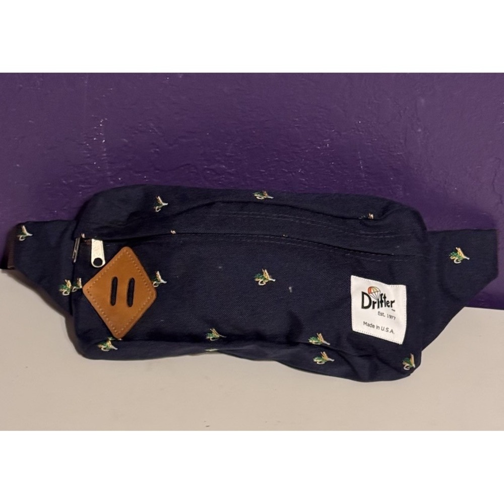 Drifter Fly Fishing Crossbody Bag  Waist Pack Made In USA NWOT Rare